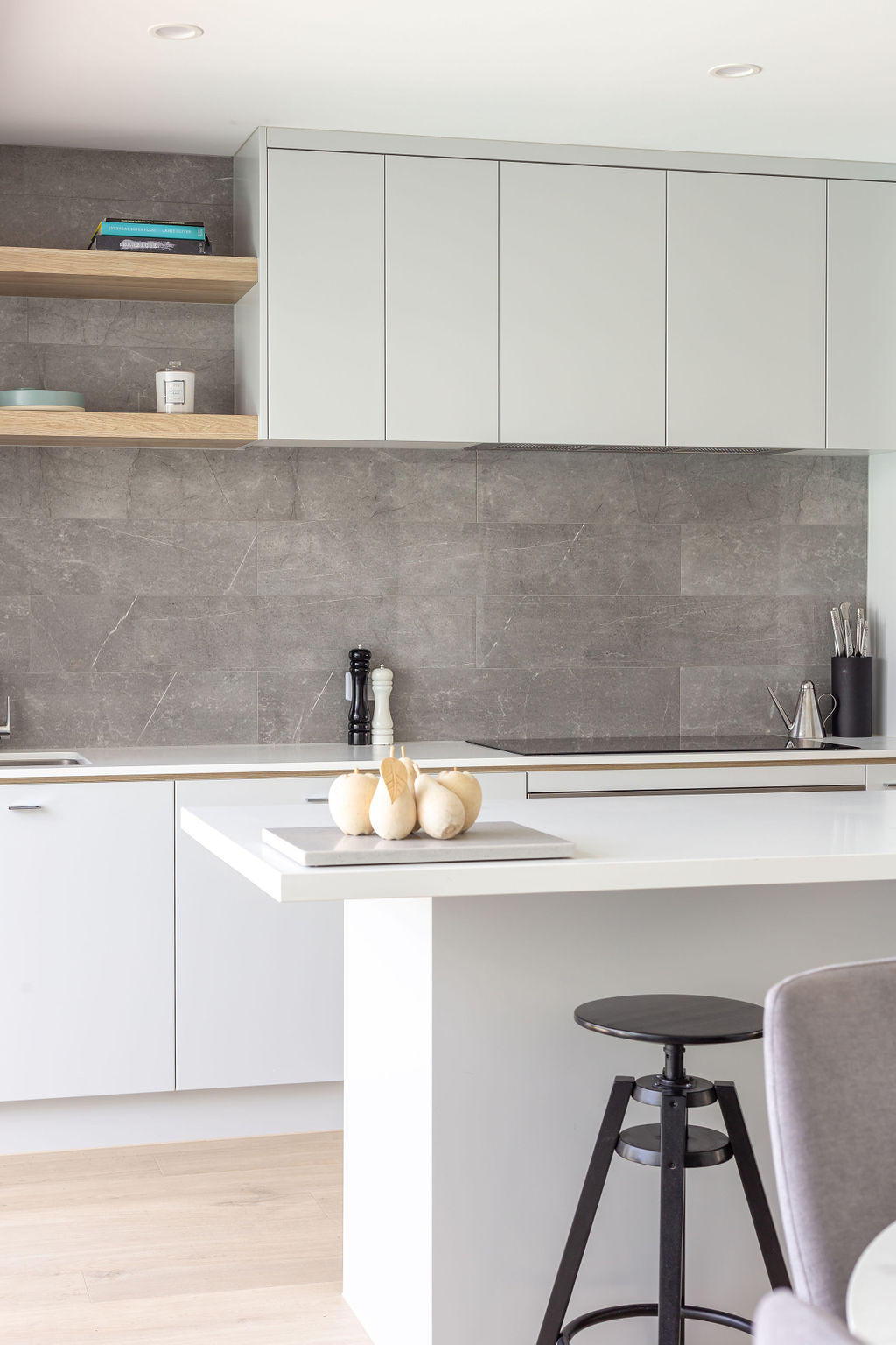 stone kitchen benchtops installations - kitchen cabinetry installers - designer kitchens gold coast